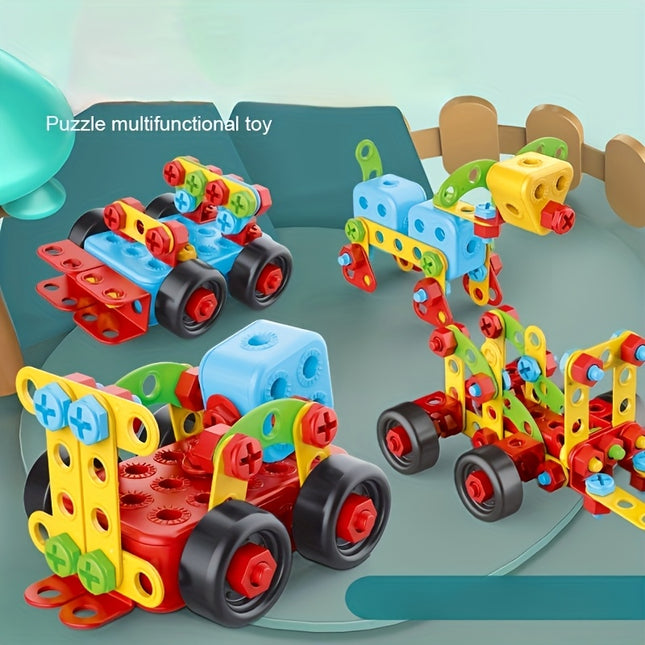 Educational Building Blocks With Screwdriver 3D Puzzle Toy