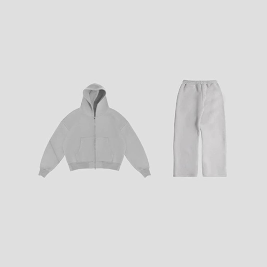 Retro Trend Casual Sports Casual Hoodie Sports Trousers Suit