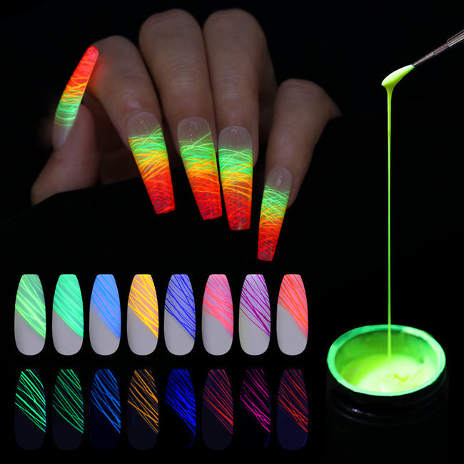 Manicure Luminous Nail Art Spider Nail Gel UV Nail Polish Hover Image