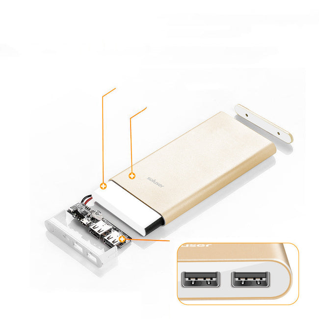Power Bank 12000mAh Ultra-thin Aluminum Alloy Power Bank Main Image