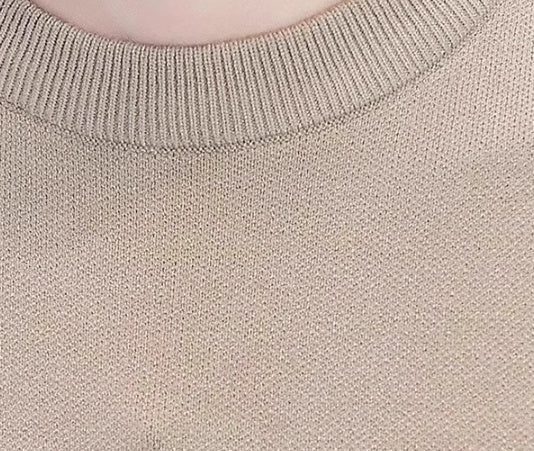 Slim-fit Contrast Colors Round Neck Base Knitwear Men's Sweater
