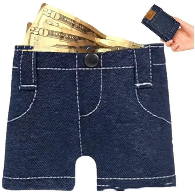Foldable Jeans Shape Coin Purse Main Image