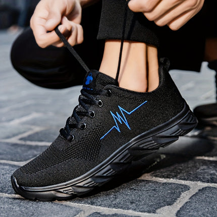 Men's Breathable Knit Sneakers Outdoor Slip Resistant Eva