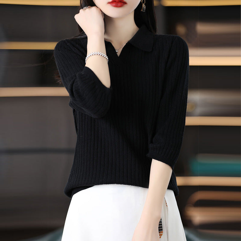 Women's Loose Slimming Inner Sweater