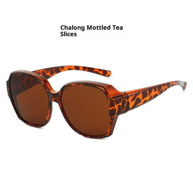 Large Rim Myopia Set Clip Polarized Sun Glasses UV Protection Driving Main Image