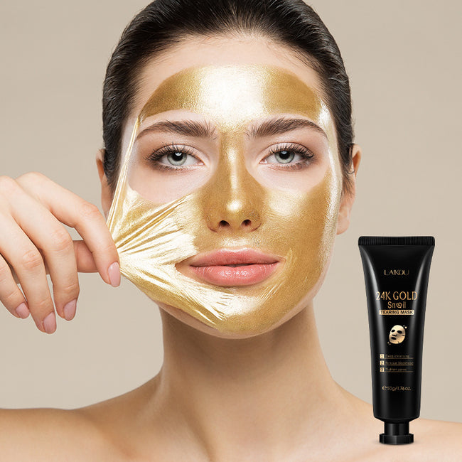 Gold Foil Snail Tear-Off Mask Hydrating Main Image
