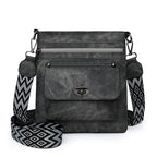 One Shoulder New Double Zipper Leisure Crossbody Bag