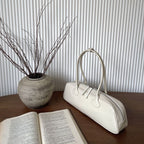 Women's Solid Color Korean-style Large Capacity Cowhide Leather Single-shoulder Bag