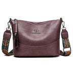 2024 New Women's Bucket Bag Soft Leather One-shoulder Crossbody