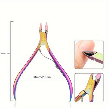 Stainless Steel Cuticle Scissors 12pc Set With Nail Files