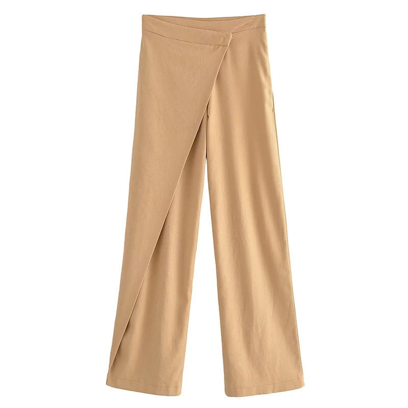 Women's Fashion Casual All-match Linen Pants