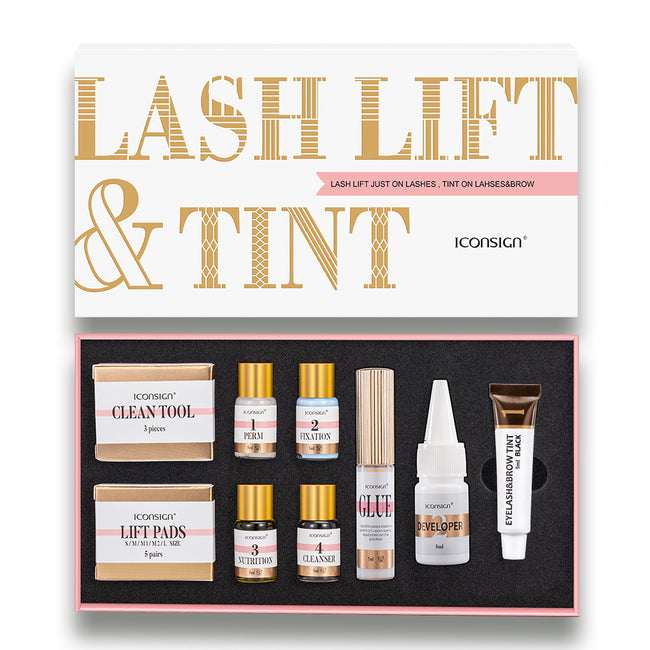 ICONSIGN Lash Lift EyeLash Eyebrow Dye Tint Kit Lashes Perm Set Brow Lamination Makeup Tools Hover Image