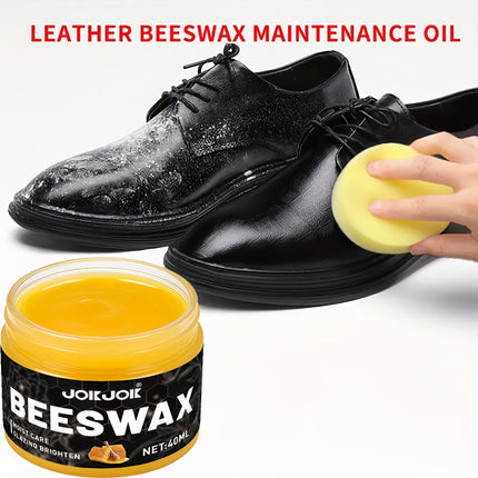 Shoe Polish Care Set With Beeswax Oil For Faux Leather Color