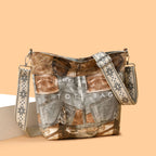 Large Capacity New Retro Patchwork Tote Bag