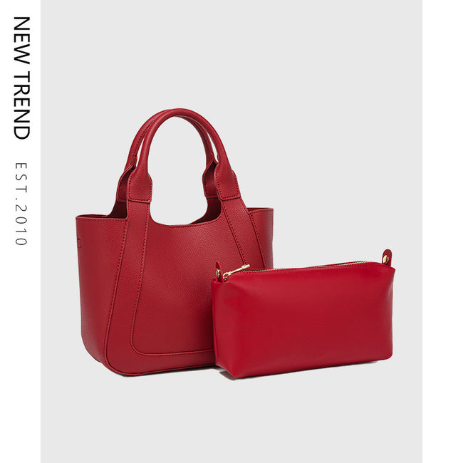 Simple Advanced Texture Korean Style Shoulder Messenger Bag Main Image