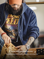 Tooling American Retro Washed Denim Jacket