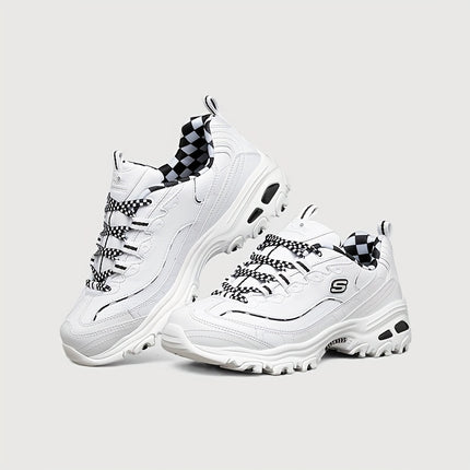 Skechers Women's Summer Platform Sneakers Panda Inspired