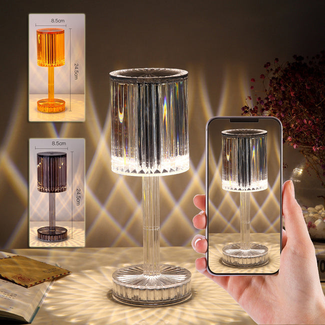 New Crystal Table Lamp Hotel Decoration Diamond Romantic Warm Led For Home Decor Romantic Gift Night Light Main Image