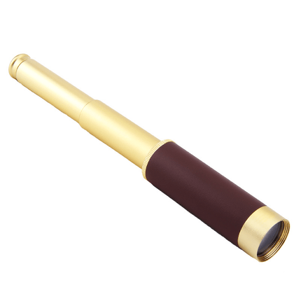 Portable Retro Folding Monocular Telescope Free Case 25X