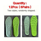 Gray-12Pcs（6Pairs） / EU35-36(23cm/9.06inch)