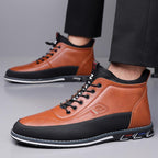Men's Business Casual Leather Shoes Fathersdaygift Closed