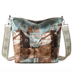 Large Capacity New Retro Patchwork Tote Bag