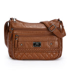 New Fashion Wash Soft Leather Shoulder Bag