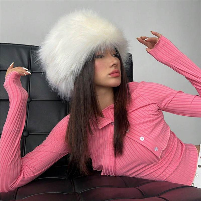 Antique White Without Top Ethnic Style Hat Main Image