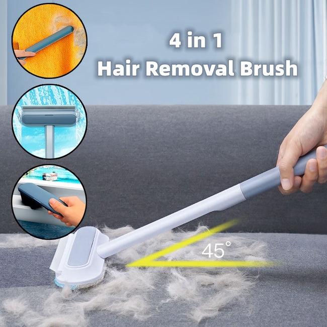 4 In 1 Multifunctional Hair Removal Brush Pet Dog Cat Hair Cleaner Brush Cat Hair Remover Window Screen Cleaning Tool Gadgets Hover Image