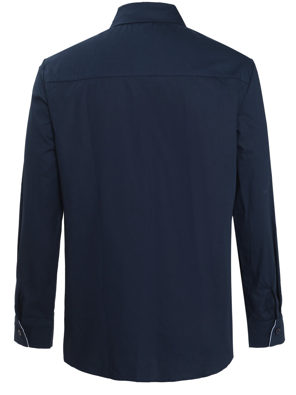 A Cool And Casual Long-sleeved Shirt In Contrasting Colors For A Teenage Man