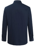 A Cool And Casual Long-sleeved Shirt In Contrasting Colors For A Teenage Man