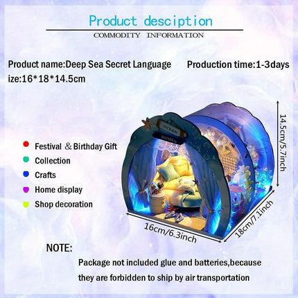 DIY 3D Bookend Kit Ocean Theme Underwater World Coral Reefs