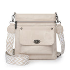 One Shoulder New Double Zipper Leisure Crossbody Bag