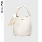 Niche Lychee Pattern Soft Leather Fashion All-match Messenger Bag