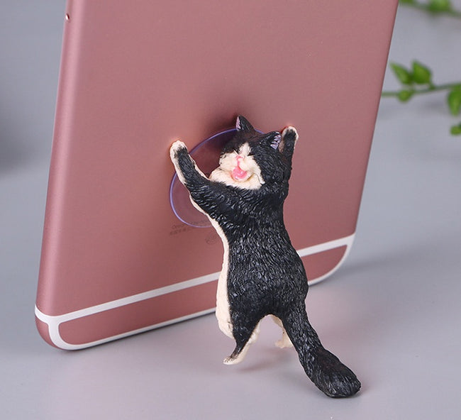Cat reinforcement mobile phone suction cup bracket lazy mobile phone holder Main Image