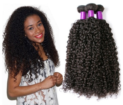 Brazilian Virgin Human Hair Kinky Curly Brazil Real Wig Hair Curtain Hover Image