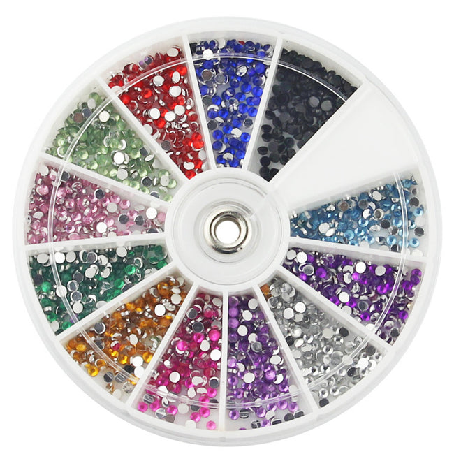 Diamond fake nails domestic rhinestones 12 colors Main Image