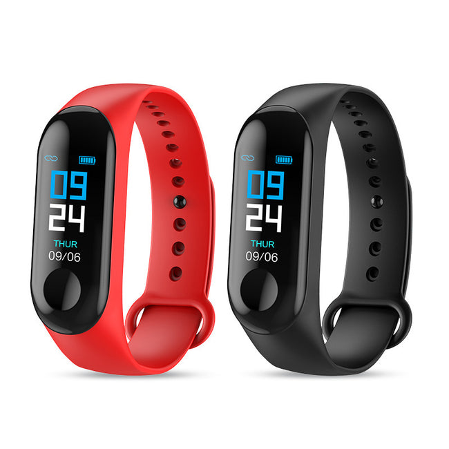 Compatible With , Smart Bracelet Heart Rate And Blood Pressure Exercise Meter Step Information Push Smart Reminder Color Bracelet Hover Image