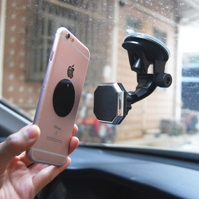 Car phone holder Magnetic car holder for battery holder Hover Image