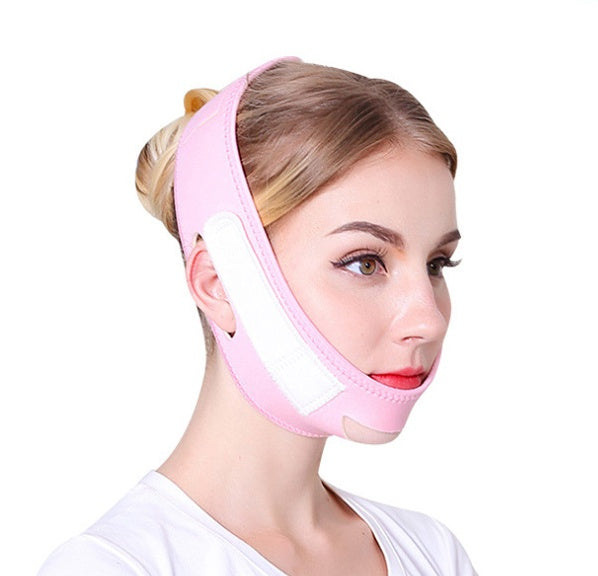 Face Slim V-Line Lift Up Mask Cheek Chin Neck Slimming Thin Belt Strap Beauty Delicate Facial Thin Face Mask Slimming Bandage Hover Image
