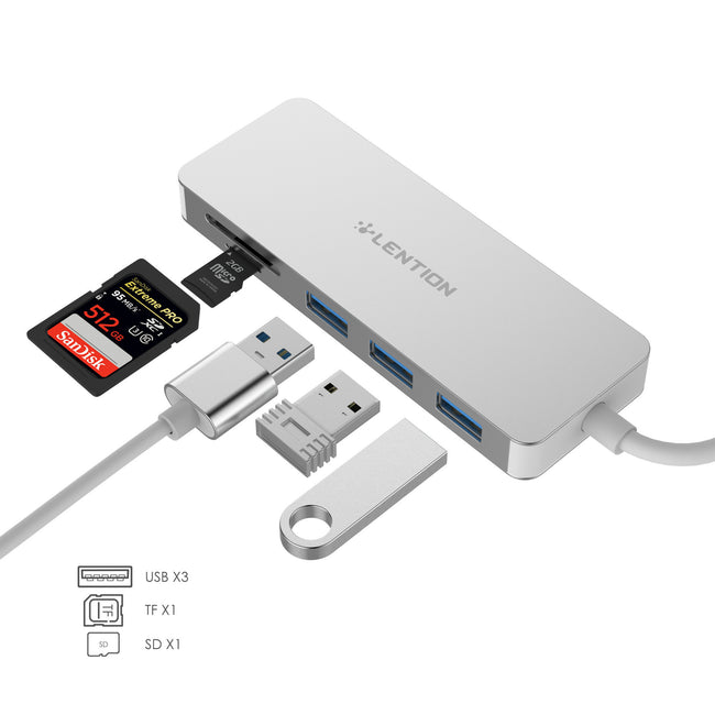 Usb3.0 HUB multi-function card reader Hover Image