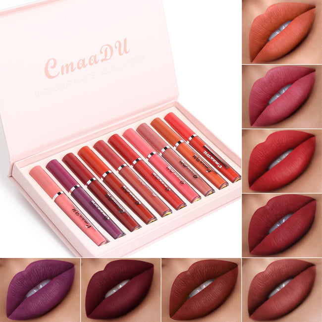 Women's Non-stick Cup Waterproof Matte Lipstick Hover Image