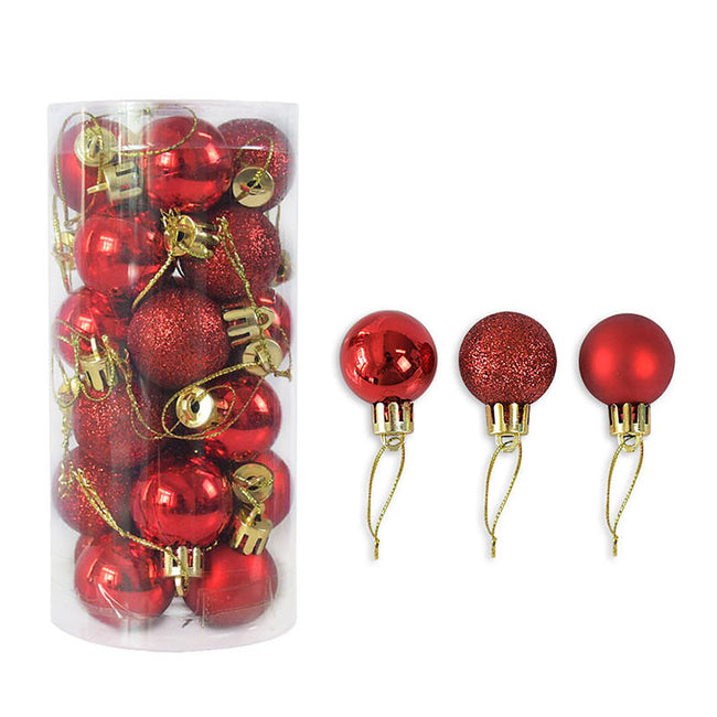 Christmas Decoration Shiny Matte Christmas Ball Hover Image