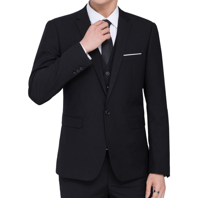 Men's Korean-style College Students Work Business Coat Main Image