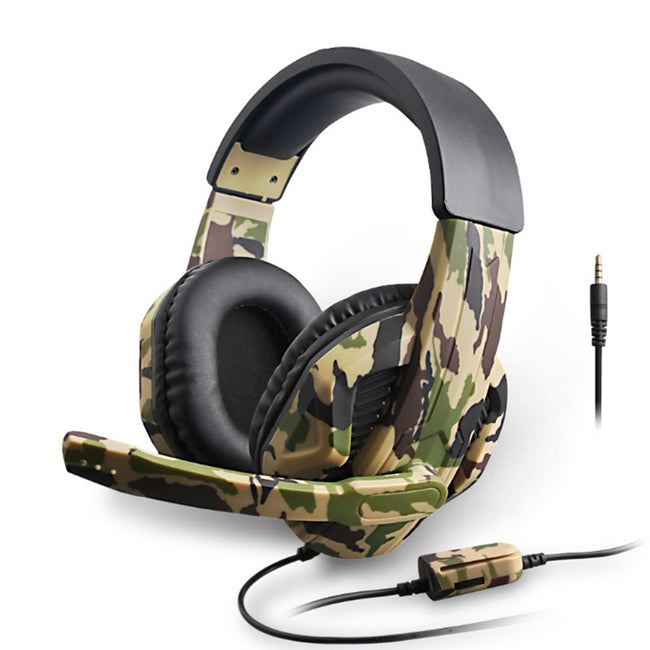Camouflage gaming headset Hover Image