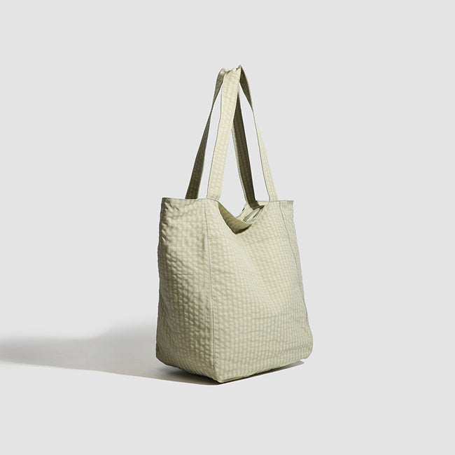 Polyester Striped Seersucker Women's Bag Main Image