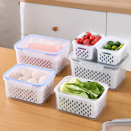 9pcs BPA Free Plastic Storage Containers With Lids