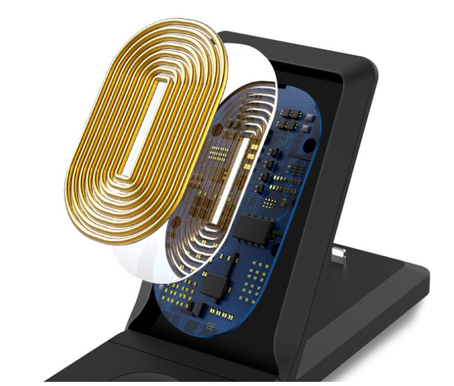 Folding three-in-one multifunctional wireless charger Main Image