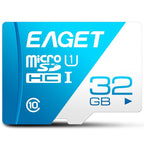 EAGET T1 Micro SD Card 64GB 32GB 16GB Memory Card 128GB TF Card Class10 UHS-I 80MB S Microsd   Memory Card For Smartphone
