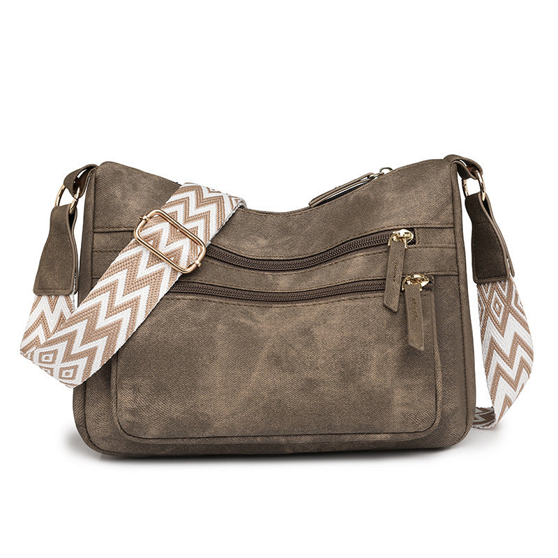 Large Capacity One Shoulder Crossbody New Women's Soft Leather Backpack Bag